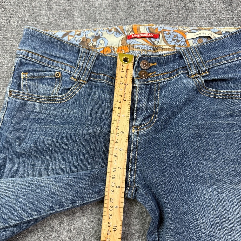 UNIONBAY Low Rise True Boot Jeans Womens Size 7 Bootcut Flare Stretch Vintage - Picture 11 of 14